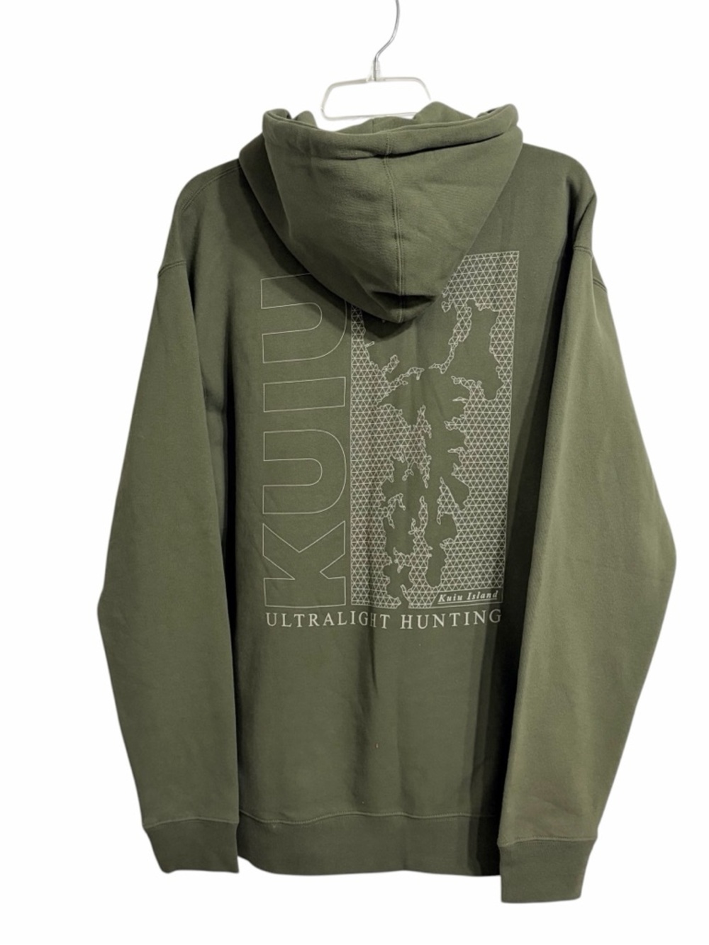 Kuiu Ultralight Hunting Graphic Hoodie Mens M Green Performance Outdoor Gorpcore